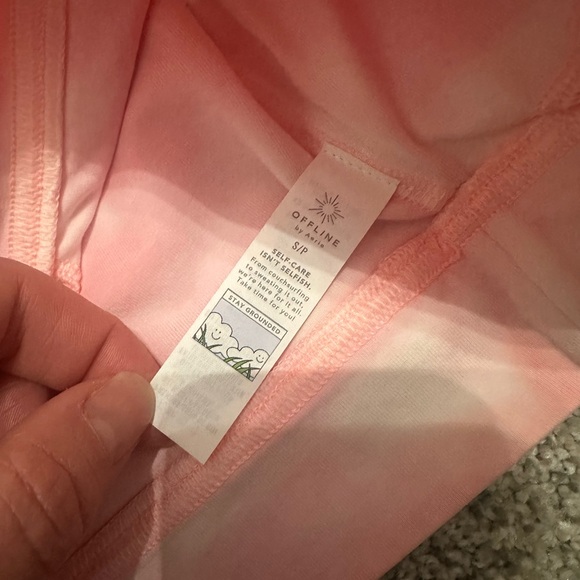 NWOT Aerie Pink Tie-Dye Sports Bra - Picture 4 of 4